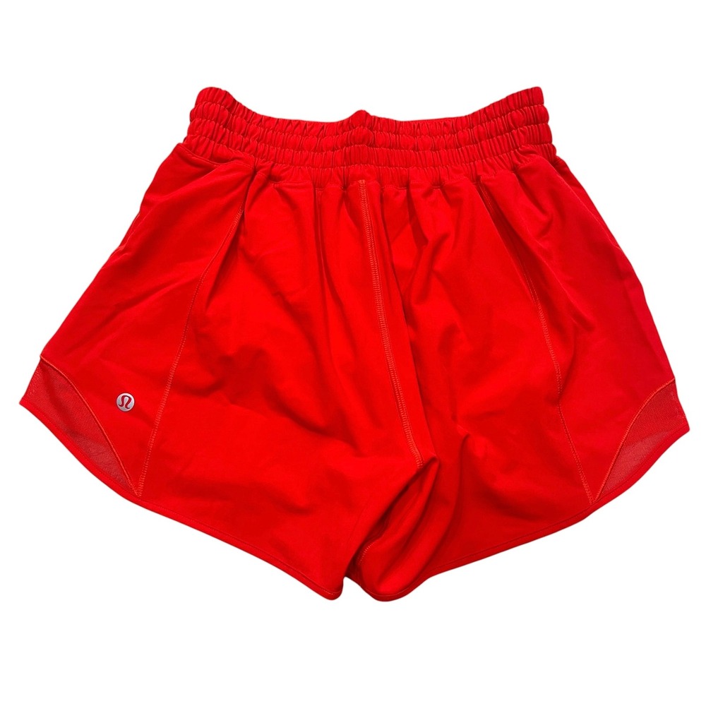 Lululemon Hotty Hot High-Rise Lined Short Red Size 4 NWOT Running Activewear - Picture 4 of 5